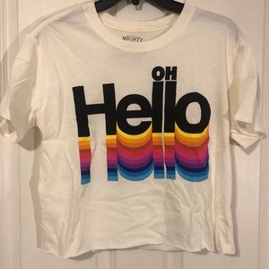 Oh Hello Crop T-Shirt
